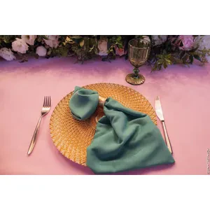 Кольцо для салфетки "Свифт" золотое - Фото 2