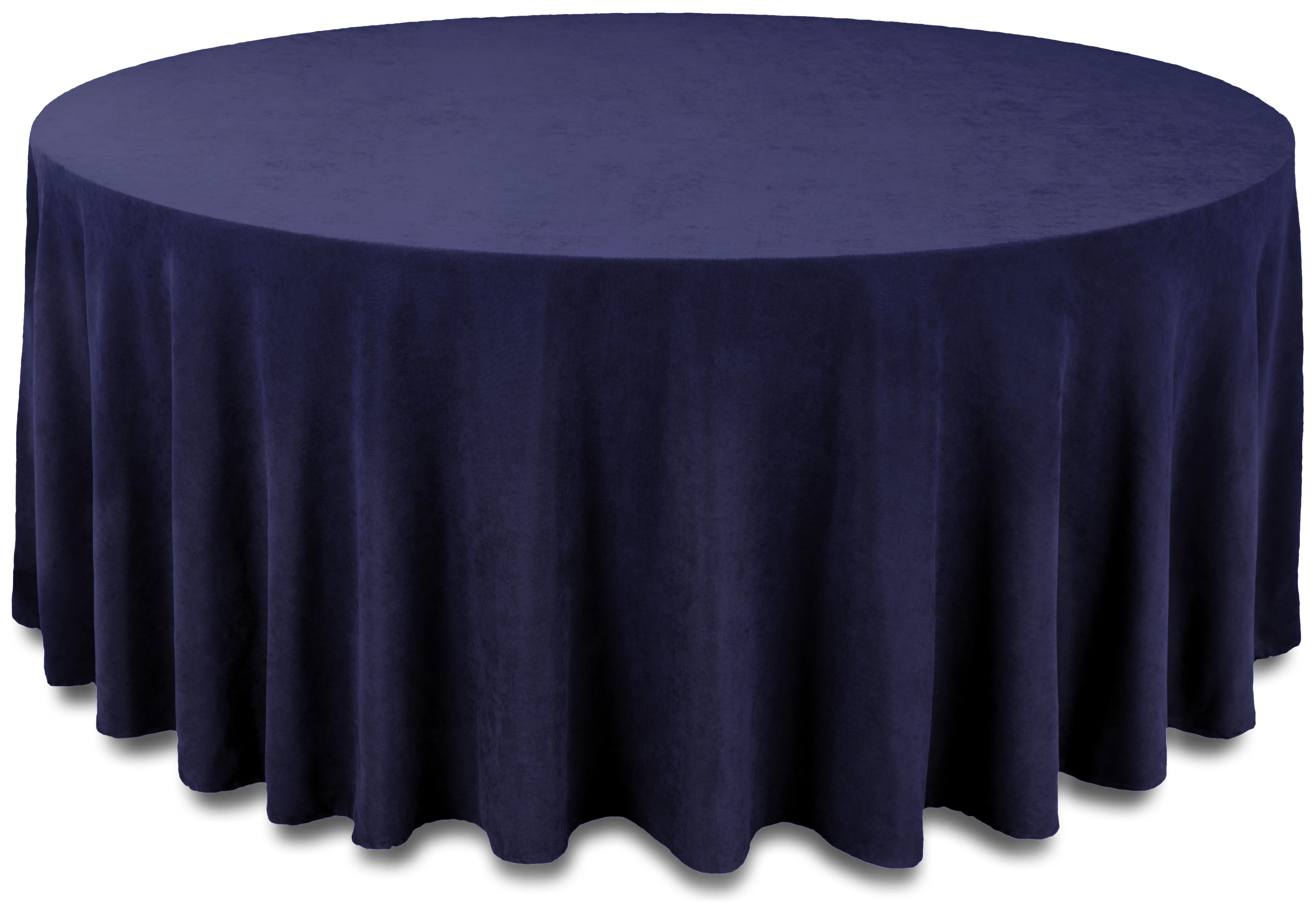 Скатерть канвас "Гамма" темно-синяя круглая