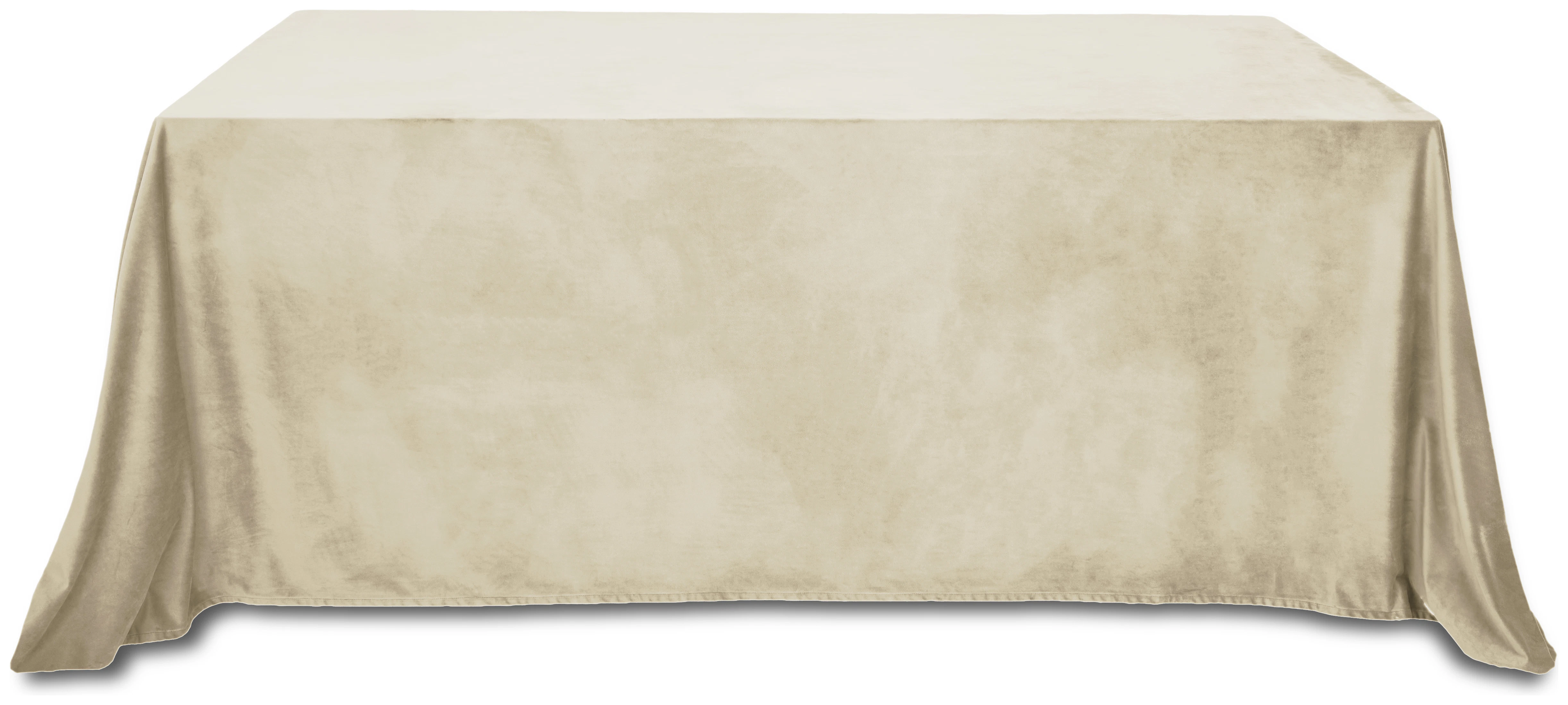 Скатерть бархатная "Бета" латте прямоугольная