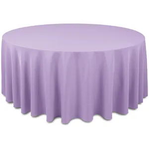 Скатерть "Альфа" лавандовая круглая