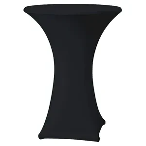 Чехол стрейч для коктейльного стола черный