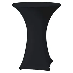 Чехол стрейч для коктейльного стола черный