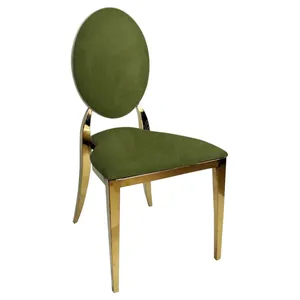 Стул "Вашингтон" золотой, зеленый чай бархат
