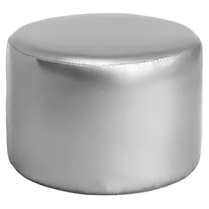 Пуфик "Фуфик" миди серебро