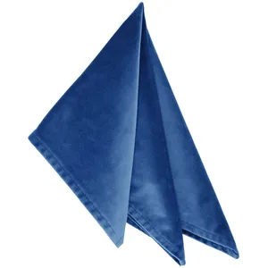 Салфетка бархатная "Бета" синий Ван Гога