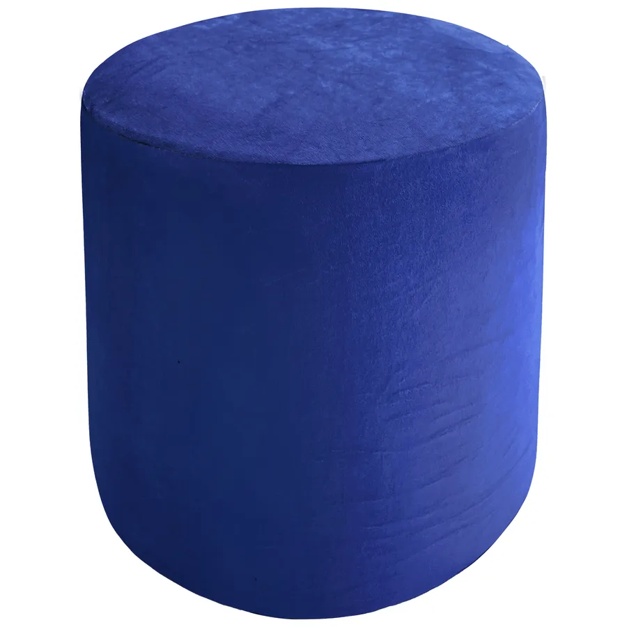 Пуфик "Фуфик" мини синий Ван Гога бархат - Фото миниатюра 1