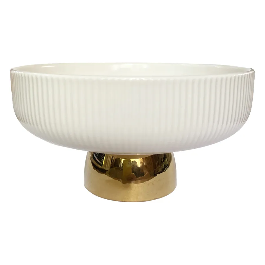 Ваза "Крюссоль" с золотой ножкой под кензан - Фото основное 1