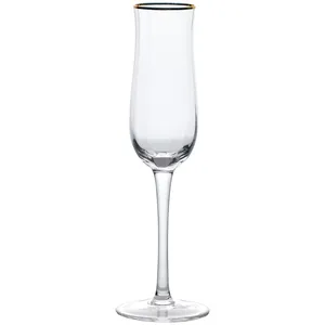 Бокал "Санд" с золотым кантом под шампанское