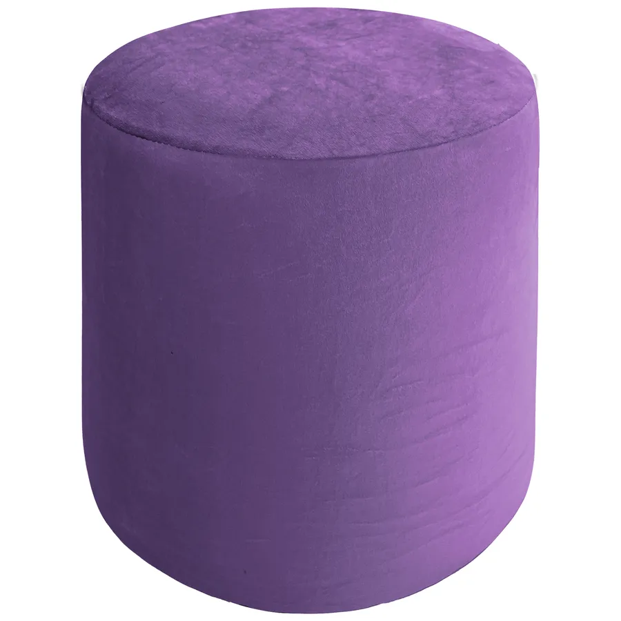 Пуфик "Фуфик" мини фиолетовый люпин бархат - Фото миниатюра 1