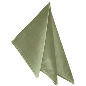 Салфетка бархатная "Бета" светло-зеленая