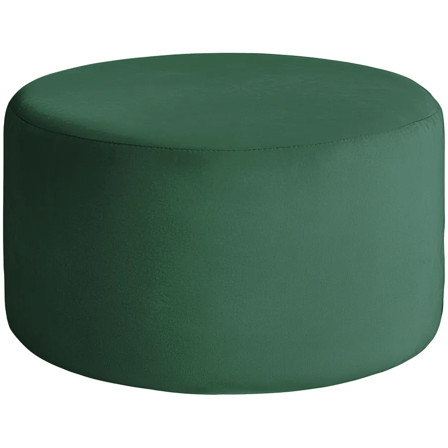 Чехол пуфик "Фуфик" макс | зеленый малахит бархат - Фото миниатюра 1