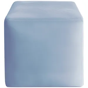 Пуфик "Квадро" голубой сапфир бархат