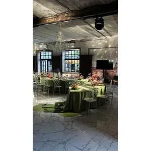 Банкетный стол "Вольф" змейка 4 части круг белый - Фото 3