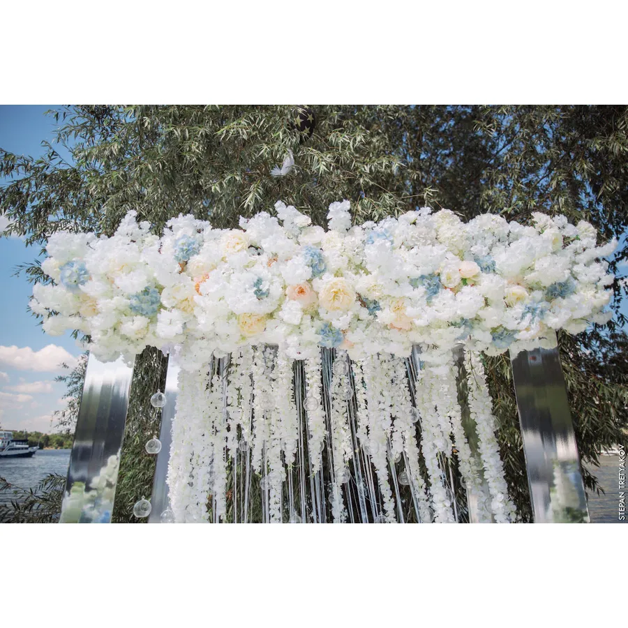 Гортензия силиконовая голубая - Фото миниатюра 2