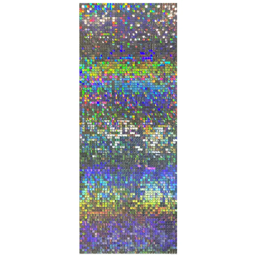 Задник "Октант" серебряный радужный - Фото основное 1