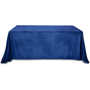Скатерть бархатная "Бета+" синий Ван Гога прямоугольная