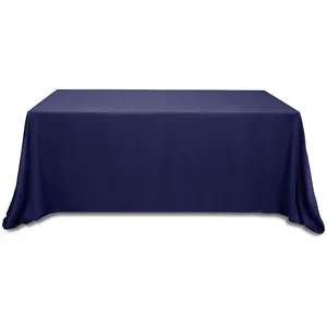Скатерть канвас "Гамма" темно-синяя прямоугольная - Фото 1