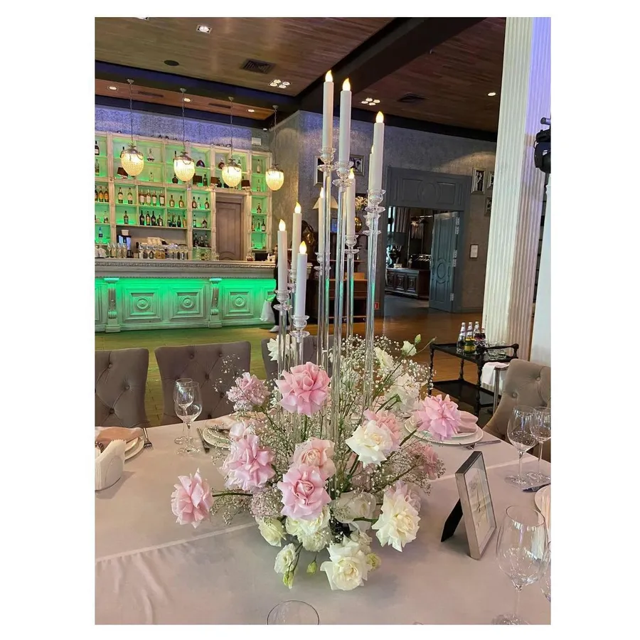 Подсвечник "Рути 9" прозрачный - Фото миниатюра 6