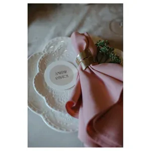 Салфетка "Альфа" пыльно-розовая - Фото 2