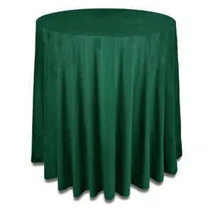Скатерть бархат "Бета" зеленый малахит для коктейльного стола