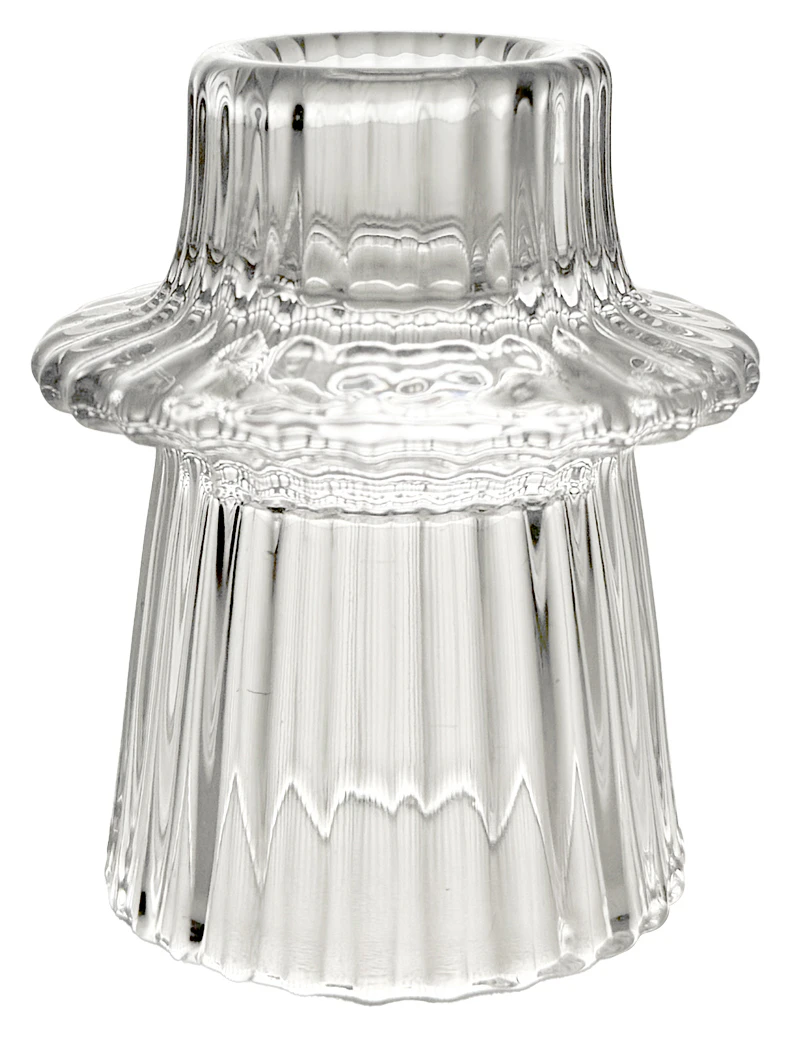 Подсвечник "Гермиона" стеклянный прозрачный