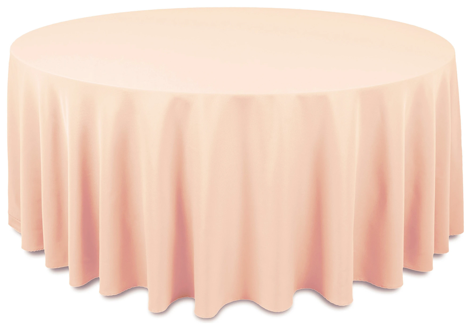 Скатерть "Альфа" персиковая круглая