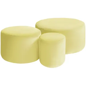 Набор пуфов "Фуфик" спелая дыня бархат