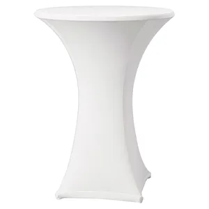 Чехол стрейч для коктейльного стола белый