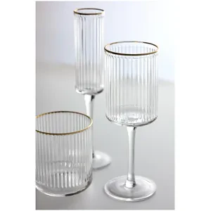 Набор бокалов "Бронте" с золотым кантом - Фото 2