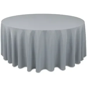 Скатерть "Альфа" серая круглая - Фото 1