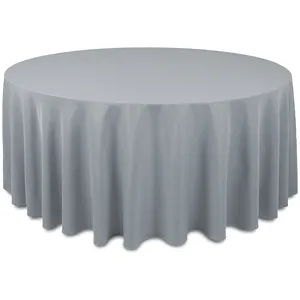 Скатерть "Альфа" серая круглая