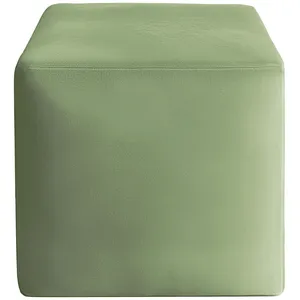 Пуфик "Квадро" светло-зеленый бархат