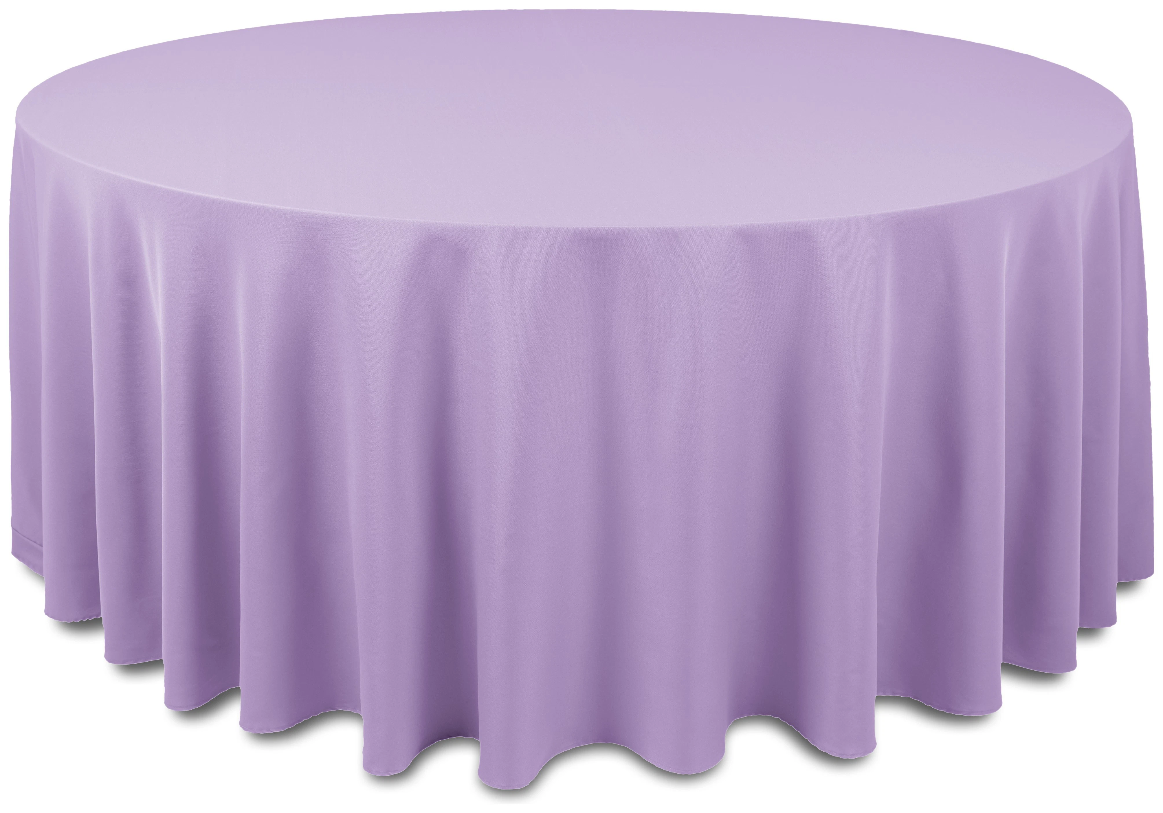 Скатерть "Альфа" лавандовая круглая