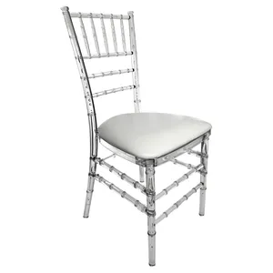 Стул "Тиффани" прозрачный с подушкой из эко-кожи