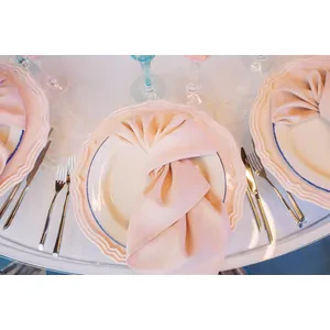 Салфетка "Альфа" розово-персиковая - Фото 2