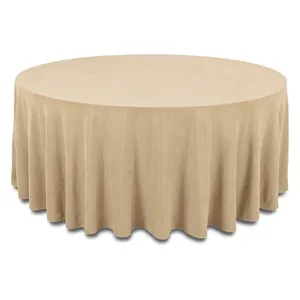 Скатерть канвас "Гамма" пшеничная круглая
