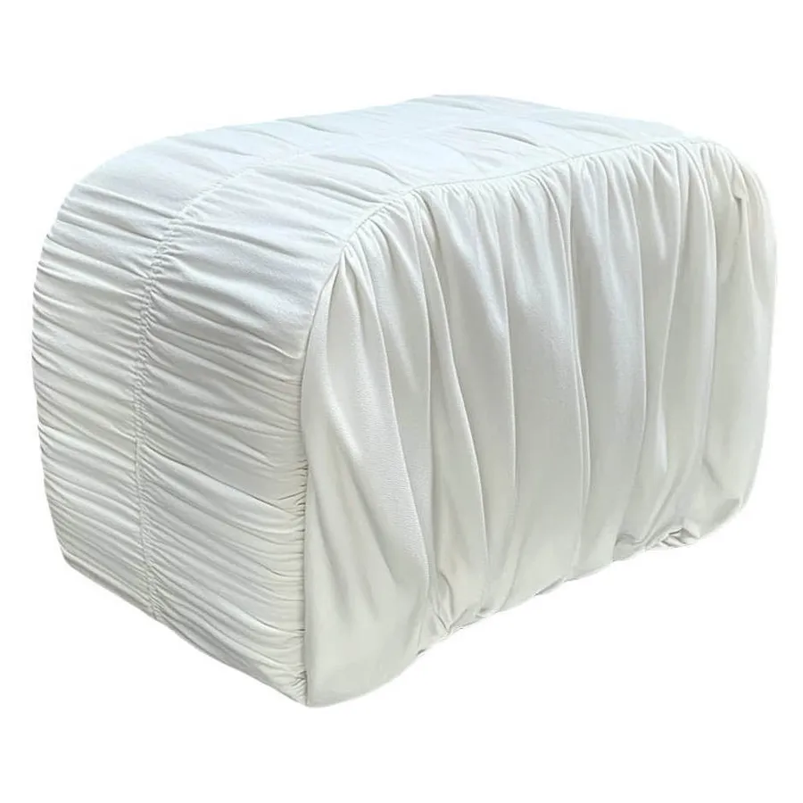 Пуфик "Боу" мини | ландыш драпировка бархат - Фото миниатюра 1