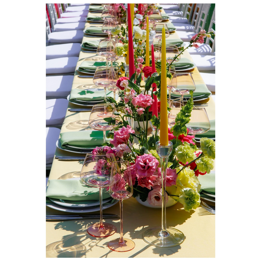 Бокал "Роулинг"  пыльно-розовый винный - Фото миниатюра 4