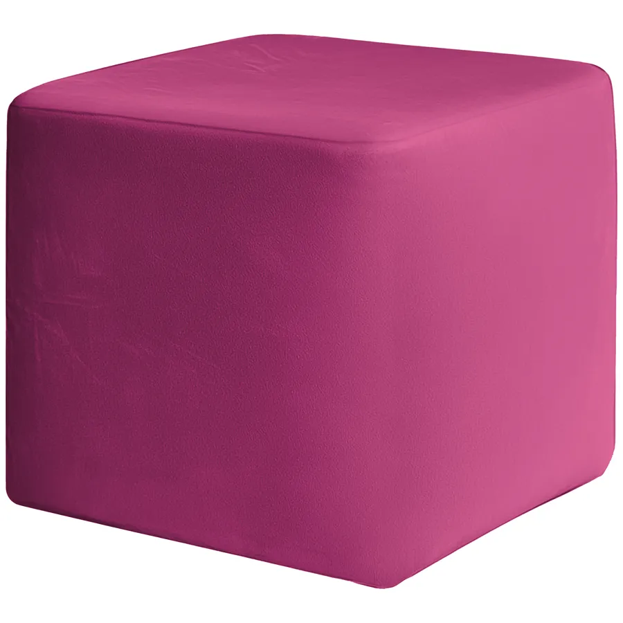 Пуфик "Квадро" | малиновый бархат - Фото миниатюра 2