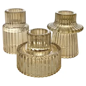 Набор подсвечников "Гриффиндор" янтарные - Фото 1