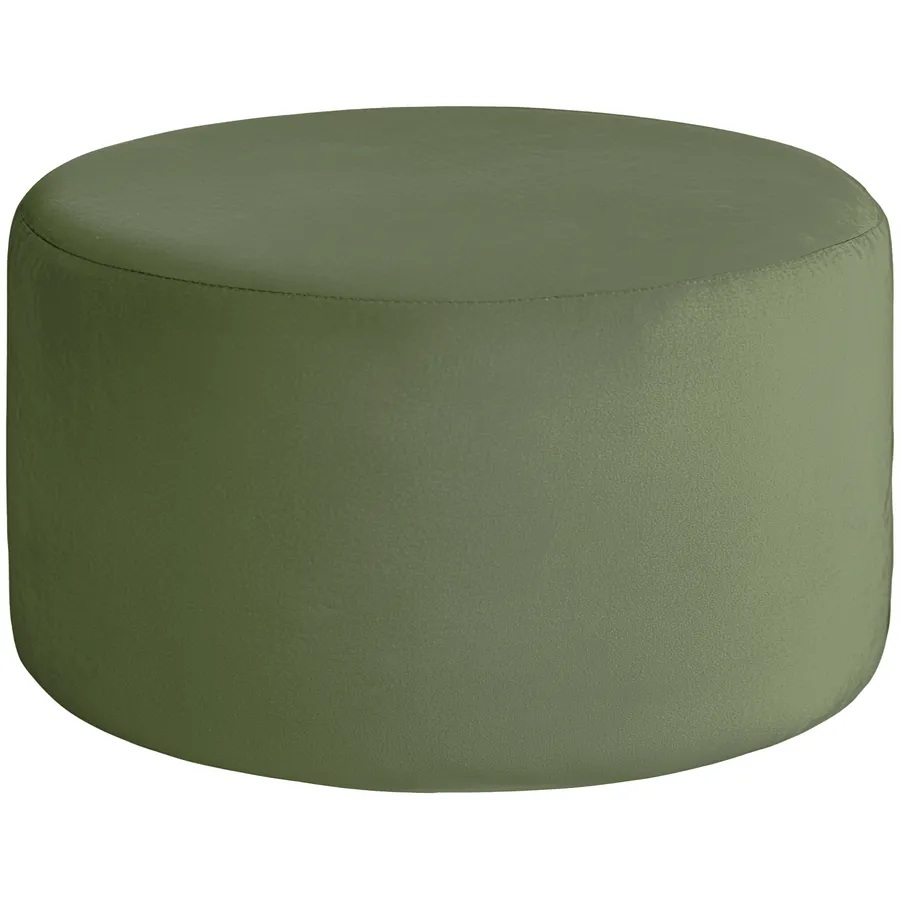 Пуфик "Фуфик" макс светло-зеленый бархат - Фото миниатюра 1