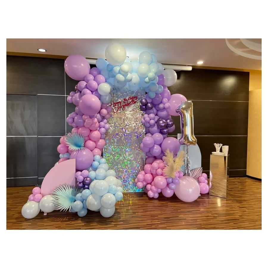 Задник "Октант" серебряный радужный - Фото миниатюра 3