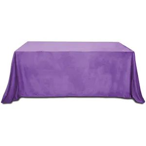 Скатерть бархатная "Бета+" фиолетовый люпин прямоугольная