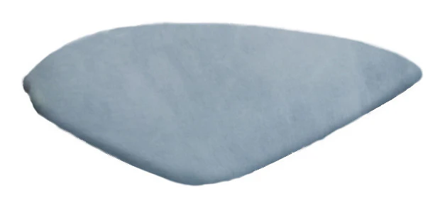 Чехол на стул "Тиффани" голубой сапфир бархат