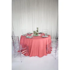 Скатерть "Альфа" розовый щербет круглая - Фото 3