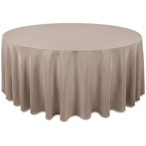 Скатерть "Альфа" капучино круглая