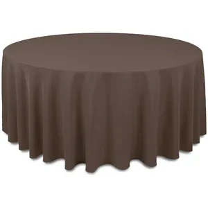 Скатерть "Альфа" кофейная круглая - Фото 1