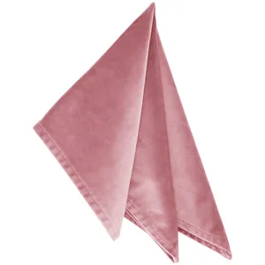 Салфетка бархатная "Бета" розовая сакура
