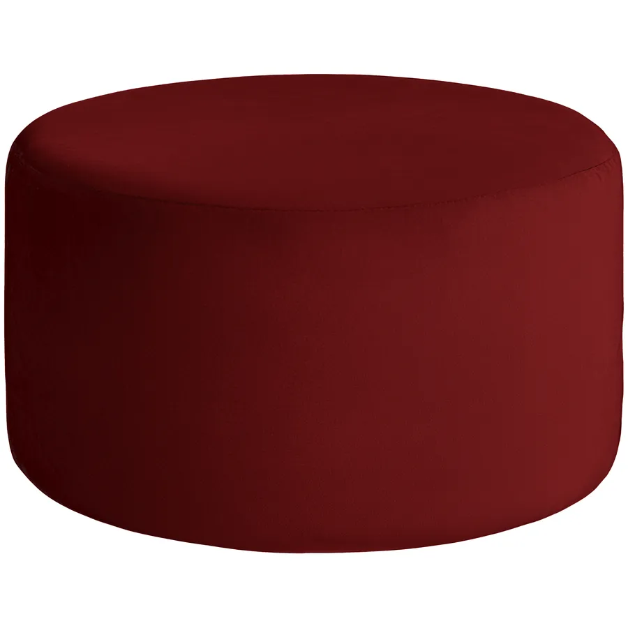 Чехол пуфик "Фуфик" макс гранатовый бархат - Фото миниатюра 1