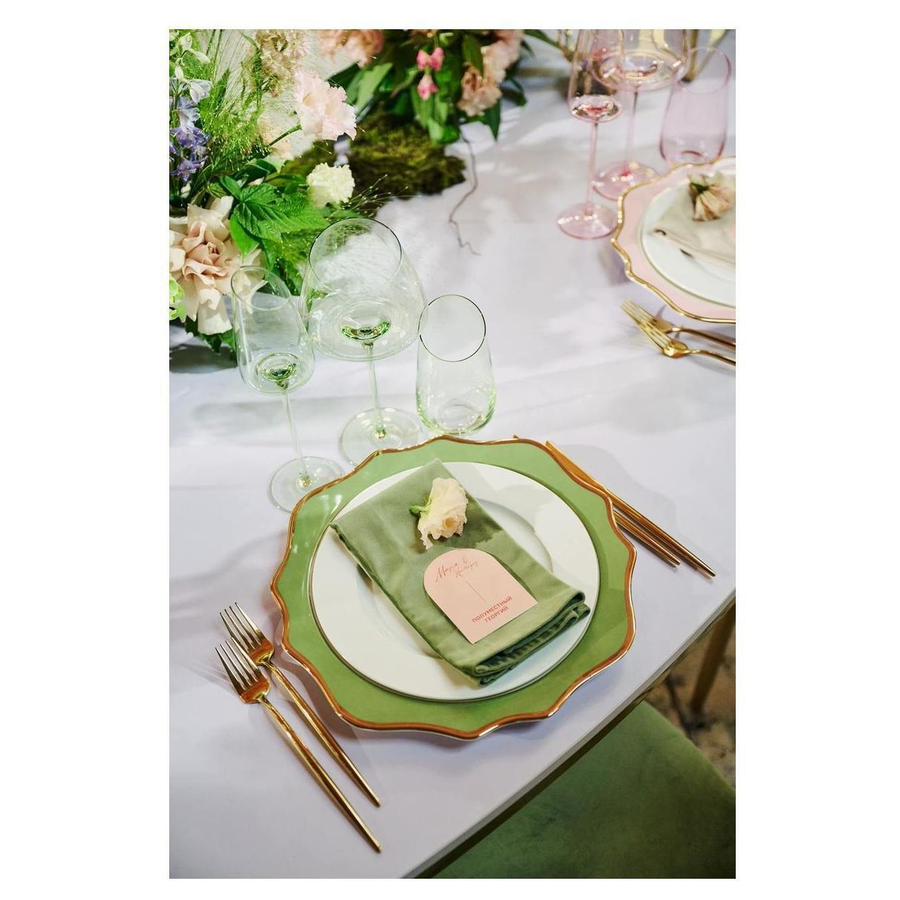 Набор бокалов "Роулинг" зеленых - Фото миниатюра 2